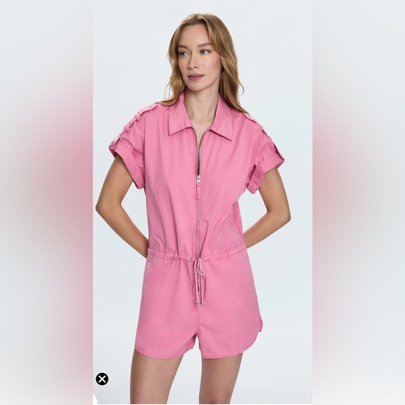 Pistola MEG ZIP FRONT ROMPER - FLAMINGO NWOT - Picture 1 of 7